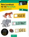 Buchcover Mein Lernblock für die Vorschule – Erste Buchstaben