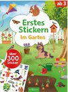 Buchcover Erstes Stickern – Im Garten