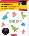 Buchcover Mein Lernblock für den Kindergarten – Kunterbunte Aufgaben
