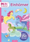 Buchcover MINI-Stickerheft – Einhörner