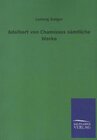 Buchcover Adalbert von Chamissos sämtliche Werke