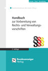 Buchcover Handbuch zur Vorbereitung von Rechts- und Verwaltungsvorschriften