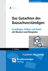 Buchcover Das Gutachten des Bausachverständigen