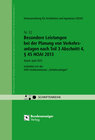 Buchcover Besondere Leistungen bei der Planung von Verkehrsanlagen nach Teil 3 Abschnitt 4, § 45 HOAI 2013