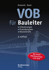 Buchcover VOB für Bauleiter