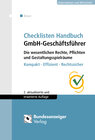 Buchcover Checklisten Handbuch GmbH-Geschäftsführer