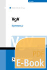 Buchcover VgV / UVgO - Kommentar (E-Book)
