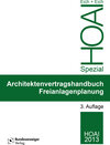Buchcover Architektenvertragshandbuch Freianlagenplanung