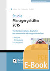 Buchcover Studie Managergehälter 2015 (E-Book)