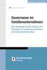 Buchcover Governance im Familienunternehmen