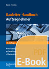 Buchcover Bauleiter-Handbuch Auftragnehmer