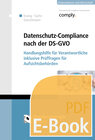 Buchcover Datenschutz-Compliance nach der DS-GVO (E-Book)