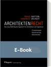 Buchcover Praxishandbuch Architektenrecht (E-Book)