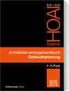 Buchcover Architektenvertragshandbuch Gebäudeplanung