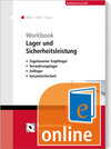 Buchcover Workbook Lager und Sicherheitsleistung (Online)
