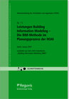 Buchcover Leistungen Building Information Modeling - Die BIM-Methode im Planungsprozess der HOAI