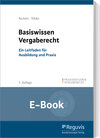 Buchcover Basiswissen Vergaberecht (E-Book)