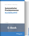 Buchcover Systematischer Praxiskommentar BauGB/BauNVO (E-Book)