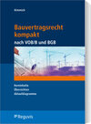 Buchcover Bauvertragsrecht kompakt nach VOB/B und BGB