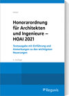Buchcover Honorarordnung für Architekten und Ingenieure - HOAI 2021
