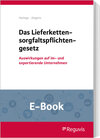 Buchcover Das Lieferkettensorgfaltspflichtengesetz (E-Book)