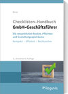 Buchcover Checklisten Handbuch GmbH-Geschäftsführer