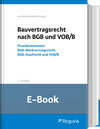 Buchcover Bauvertragsrecht nach BGB und VOB/B (E-Book)