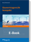 Buchcover Bauvertragsrecht kompakt (E-Book)