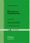 Buchcover Wärmeschutz und Energiebilanzierung – Leistungsbild und Honorierung Onlineversion