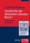 Buchcover Geschichte der deutschen Literatur. Band 1