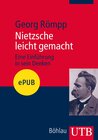 Buchcover Nietzsche leicht gemacht