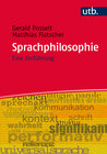 Buchcover Sprachphilosophie