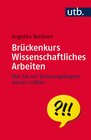 Buchcover Brückenkurs Wissenschaftliches Arbeiten
