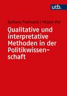 Buchcover Qualitative und interpretative Methoden in der Politikwissenschaft