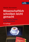 Buchcover Wissenschaftlich schreiben leicht gemacht