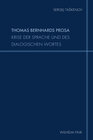 Buchcover Thomas Bernhards Prosa