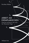 Buchcover rbeit am Exemplarischen