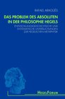 Buchcover Das Problem des Absoluten in der Philosophie Hegels