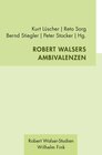 Buchcover Robert Walsers Ambivalenzen