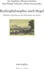 Buchcover Rechtsphilosophie nach Hegel
