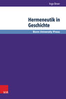 Buchcover Hermeneutik in Geschichte