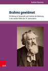 Buchcover Brahms gewidmet