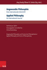 Buchcover Angewandte Philosophie. Eine internationale Zeitschrift / Applied Philosophy. An International Journal