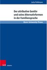 Buchcover Der attributive Genitiv und seine Alternativformen in der Familiensprache / Sprache in kulturellen Kontexten / Language 