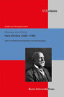 Buchcover Hans Virchow (1852–1940)