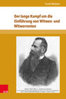 Buchcover Der lange Kampf um die Einführung von Witwen- und Witwerrenten
