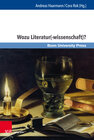 Buchcover Wozu Literatur(-wissenschaft)?
