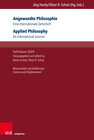 Buchcover Angewandte Philosophie. Eine internationale Zeitschrift / Applied Philosophy. An International Journal