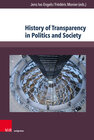 Buchcover History of Transparency in Politics and Society