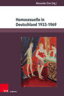 Buchcover Homosexuelle in Deutschland 1933–1969